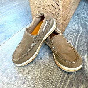 Boys canvas slide on shoes